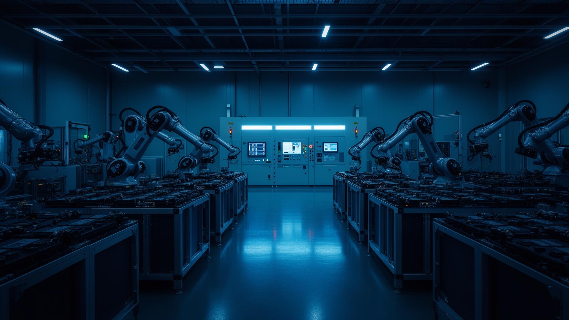 Industrial battery manufacturing facility
